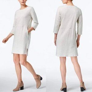 Eileen Fisher Pearl Speckled Dress NWT